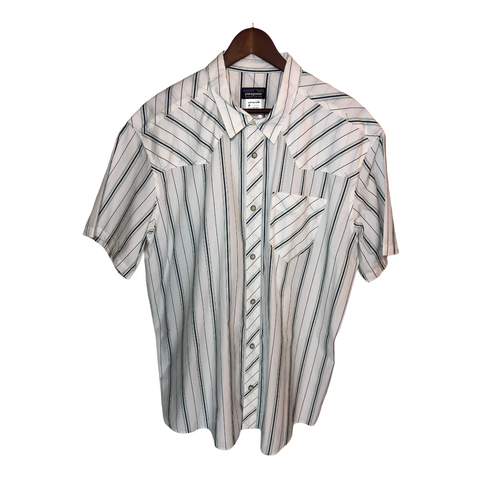 Patagonia Mens Short-Sleeved Shirt  White XX-Large