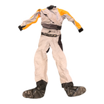 NRS Triton Dry Suit Orange, Gray Medium