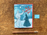 Noteworthy Paper & Press Christmas Yeti Card  New