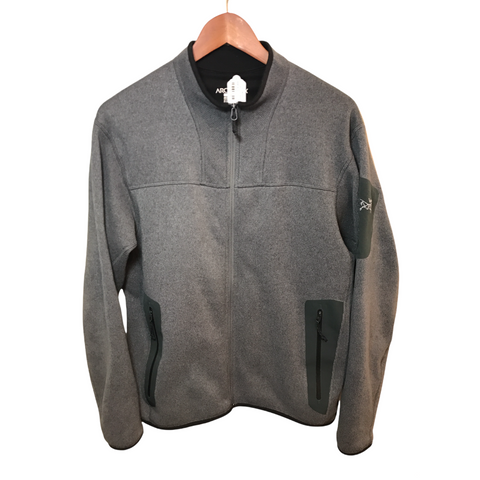 Arc'teryx Mens Zip Up Sweater Gray Medium