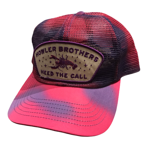 Howler Heed The Call Trucker Hat Purple, Pink ONE SIZE