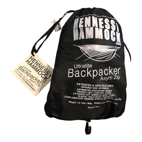 Hennessy Hammock Ultralite Backpacker Asym Zip Brown One Size