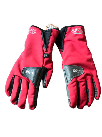 Outdoor Research Mens Gloves with Liner Red X-Large