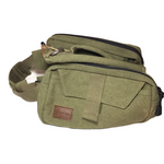 OneTigris Cotton Canvas Dog Backpack Olive Large (30-42  in girth)