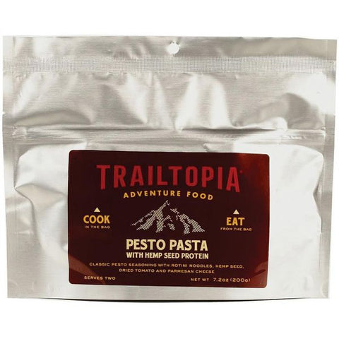 Trailtopia Pesto Pasta With Hemp Seed Protein  New