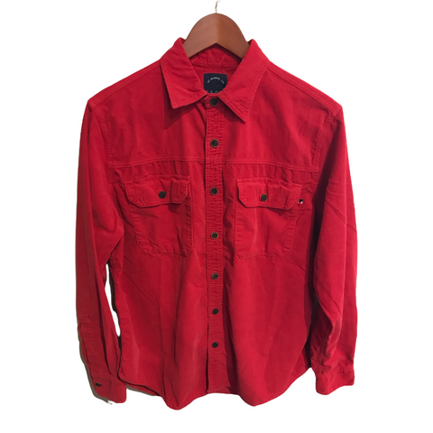 L.C. King Corduroy Rover Shirt Red Small