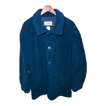 L.L. Bean Mens Vintage Fleece Coat Blue Large