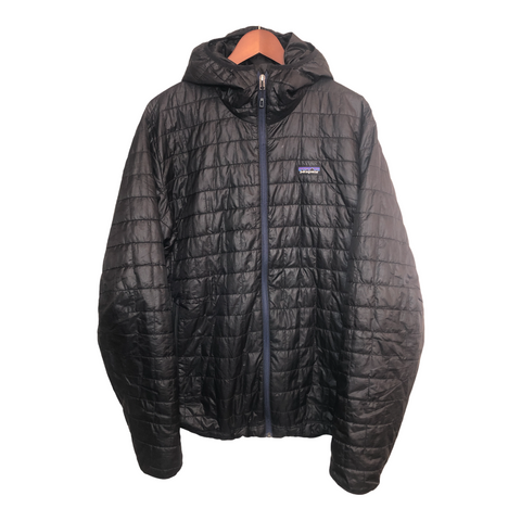 Patagonia Mens Nano Puff Hoody Jacket Black XX-Large