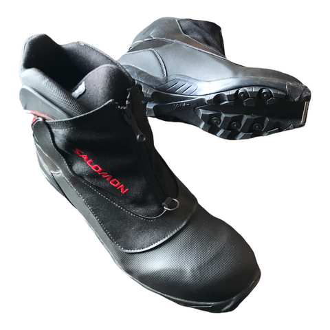 Salomon Mens Cross Country Snow Boots BC-NNN Black 13 1/2
