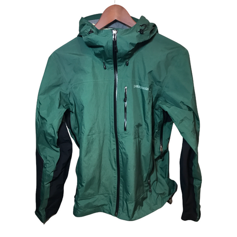 Patagonia Rain Jacket Green Medium