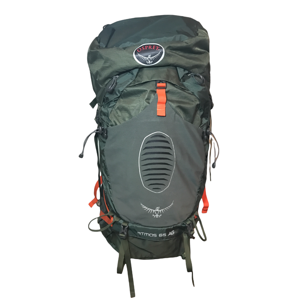 osprey atmos ag 65 m backpack Osprey Atmos 65 AG Olive Medium – Trail Hut
