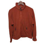 Patagonia Made in USA Fleece Jacket Orange Medium