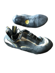 La Sportiva Miura Lace Up Climbing Shoe Black, Tan 9.5