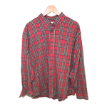L.L. Bean Flannel Shirt Red XX-Large