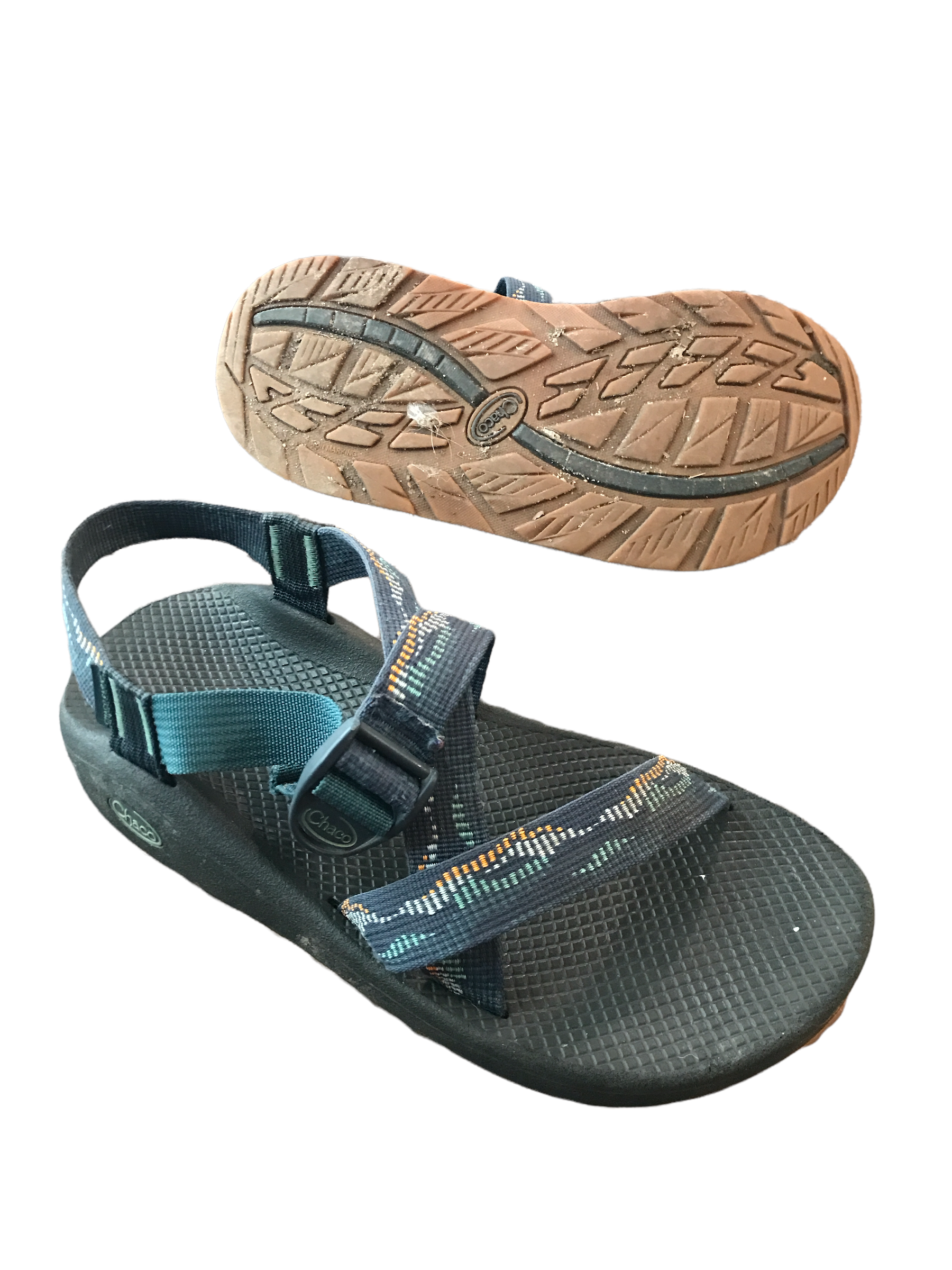 Chaco Mens Classic Sandals Blue Salmon M10