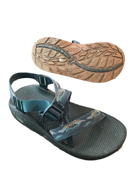 Chaco Mens Classic Sandals Blue, Salmon M10 – Trail Hut display picture 2