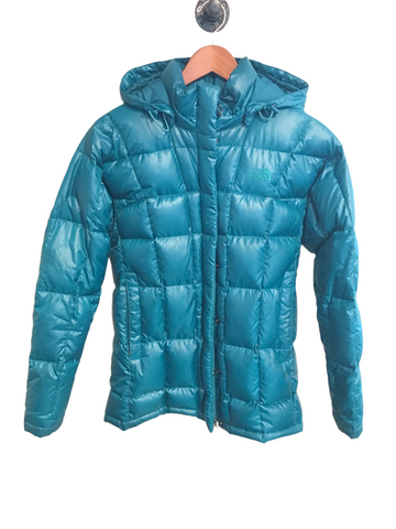 The North Face Womens 600 Down Fill Puffy Jacket Teal Small
