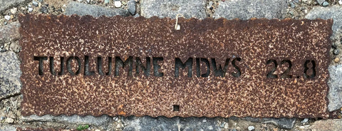 Tuolumne Mdws - Yosemite Steel Trailhead Sign Reproduction