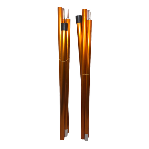 MSR Set of 2 Adjustable Tarp Pole  Orange 8 ft