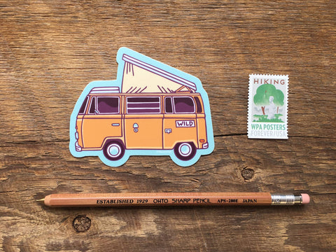 Noteworthy Paper & Press Camper Van Sticker  New