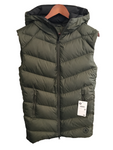 Backcountry Womens Down Vest w Hood Green X-Small