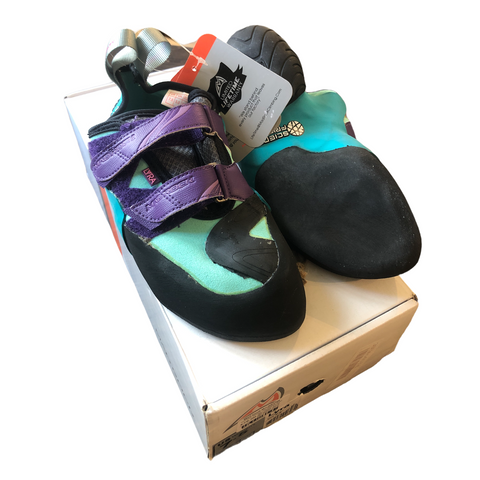 Mad Rock Womens Lyra Climbing Shoes Teal/Purple W7.5/EU38