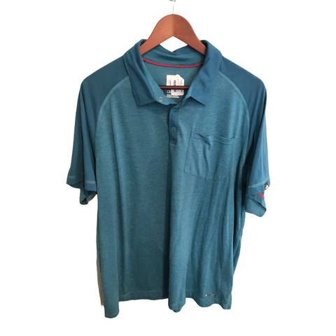 The North Face Mens Polo Shirt Blue XX-Large