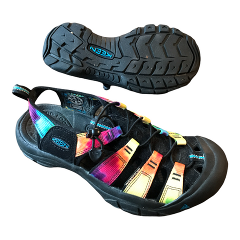 Keen Waterproof Sandals Black, Rainbow 8