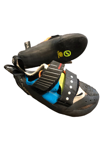 Scarpa Boostic Climbing Shoe Blue, Orange, Green 36.5
