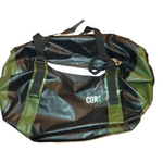 Cor Surf Waterproof Roll-Top Dry Duffel Bag Black, Green 60 L