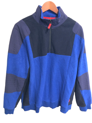 Topo Designs Fleece Pullover Blue X-Large