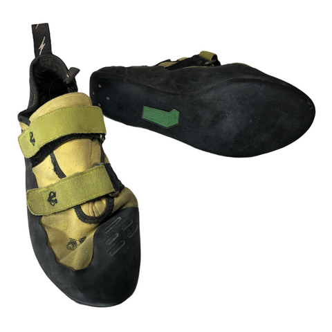Evolv Velcro Strap climbing shoe Yellow M11.5