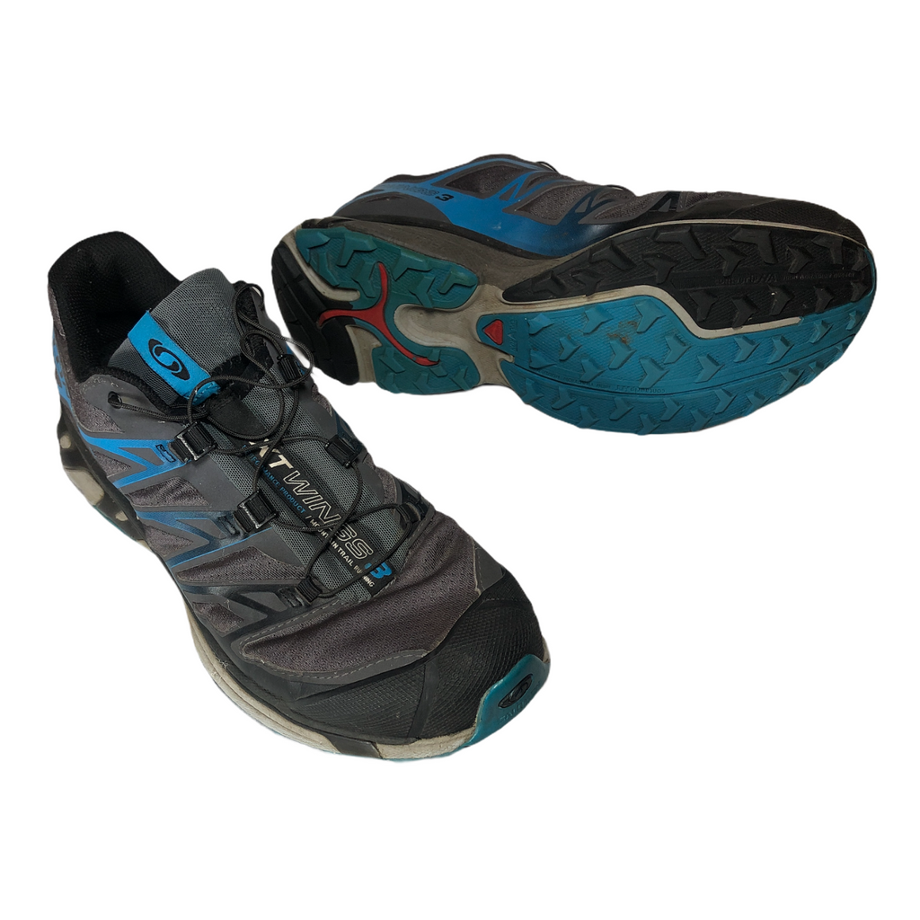 Salomon XT Wings 3 Mountain Trail Running Gray 9