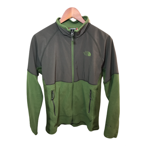 The North Face Mens Fleece Jacket Green Medium