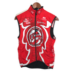 Jeff Lebowski Designs Womens Pepper Palace Cycling Wind Vest Red Medium
