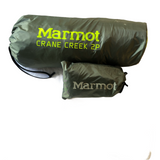 Marmot Crane Creek 2 Person Tent with Footprint Green 2 Person
