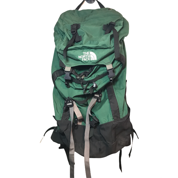 The North Face Vintage 90s Multi Day Backpack Green 70+ Liter 