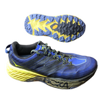 Hoka Speedgoat 4 Trail Runners Blue, Yellow 9.5