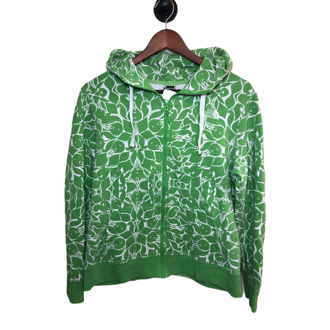 The North Face Womens Zip Hoody Green Large