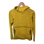 Melanzana Womens Microgrid Hoodie  Yellow Medium