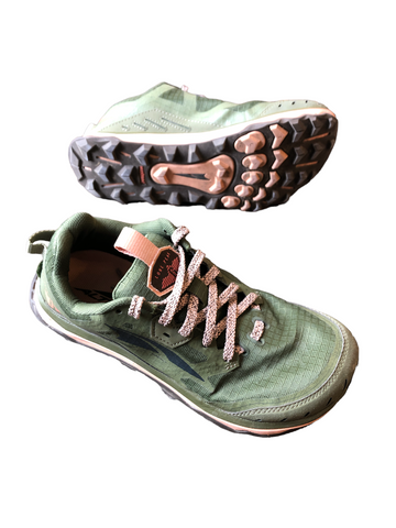 Altra Womens Lone Peak 6 Running Shoes Green 6