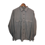 Patagonia Mens Long-Sleeved Lightweight Shirt Gray, Print Large