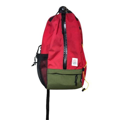 Topo Designs Sling Backpack Red, Green One-Size