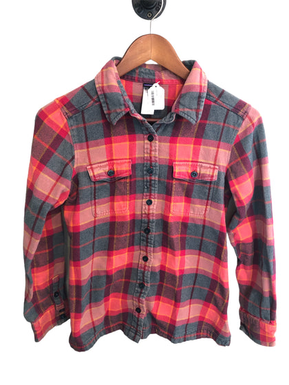 Patagonia Womens Flannel Shirt Red 4
