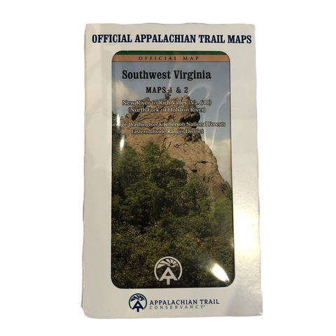 ATC Appalachian Trail Southwest VA Map Set New