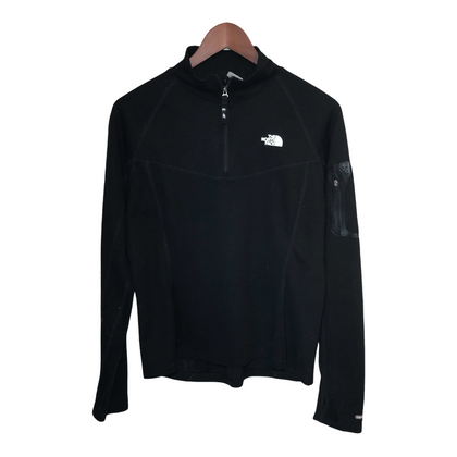 The North Face Womens 1/4 Zip Lightweight Pullover Black Large
