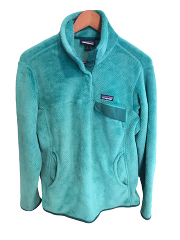 Patagonia Womens Pullover Teal Large