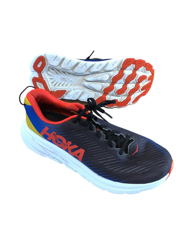 Hoka Rincon 3 Trail Running Shoes Navy Blue, Yellow, Pink 9.5D