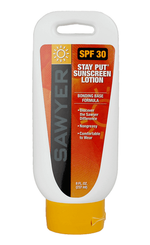 Sawyer Stay-Put SPF 30 Sunscreen Lotion - 8oz New